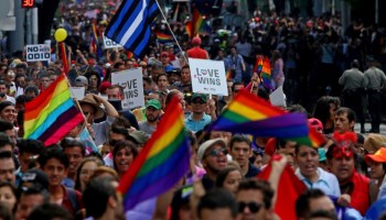 La marcha LGBT en CDMX