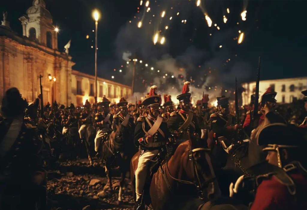 La Batalla del 5 de mayo recreada con IA.