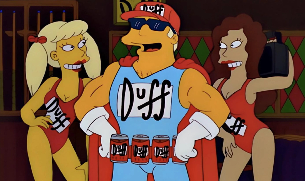 La polémica de la cerveza Duff en 'Los Simpson' y el bajista de Guns N' Roses