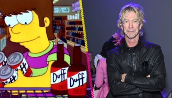 La polémica de la cerveza Duff en 'Los Simpson' y el bajista de Guns N' Roses