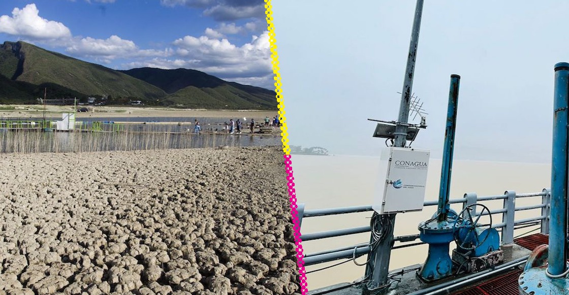 Antes y después de la tormenta Alberto: Así se ven las presas de Nuevo León