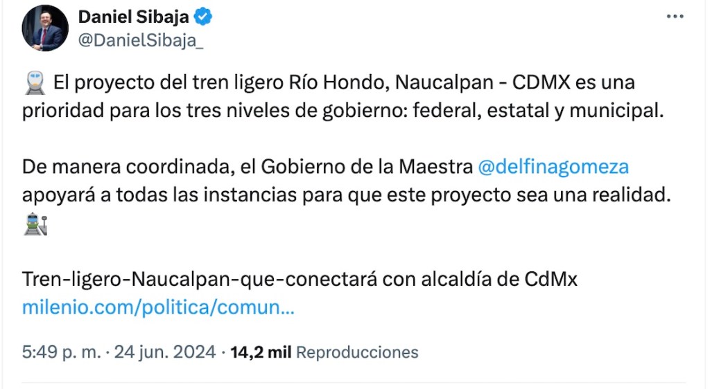 Río Hondo-Buenavista: Lo que sabemos del tren ligero que conectaría Naucalpan con CDMX