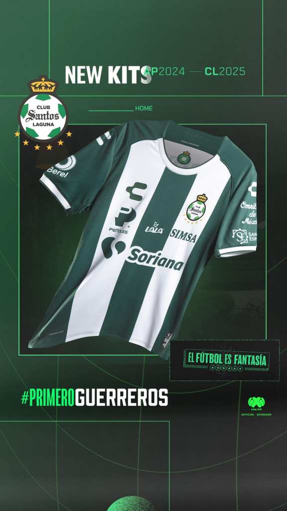 Nuevo jersey de Santos 2024 2025