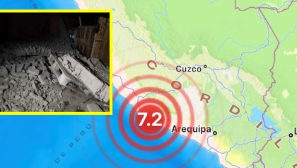 Terremoto en Arequipa, Perú.