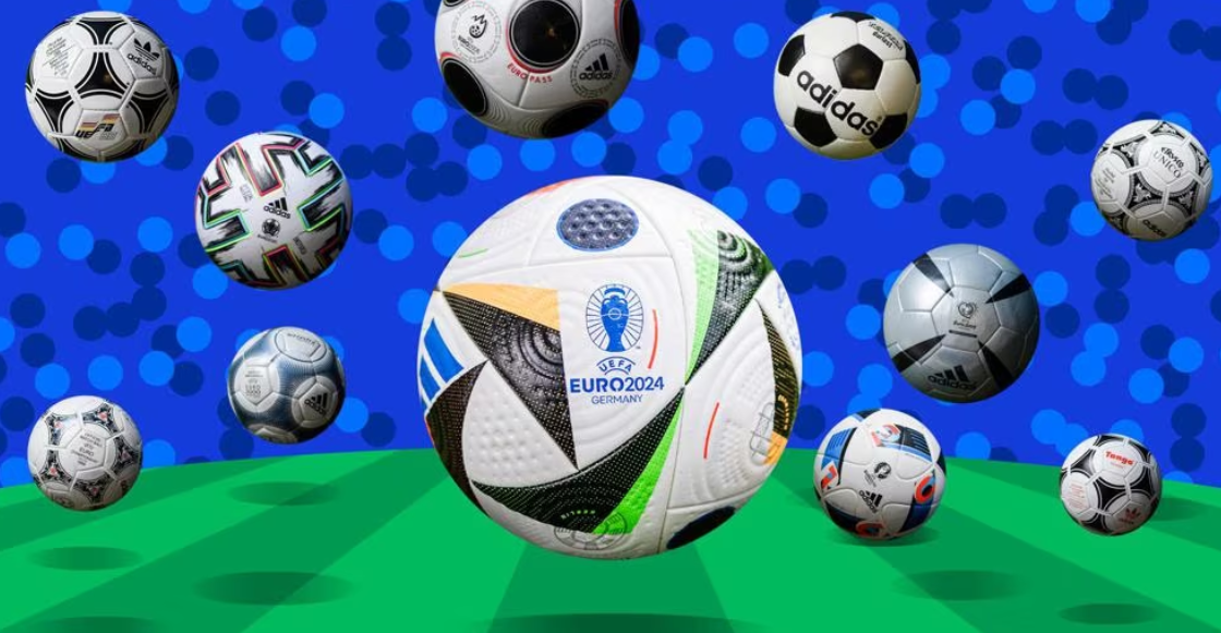 Todos los balones en la historia de la Eurocopa