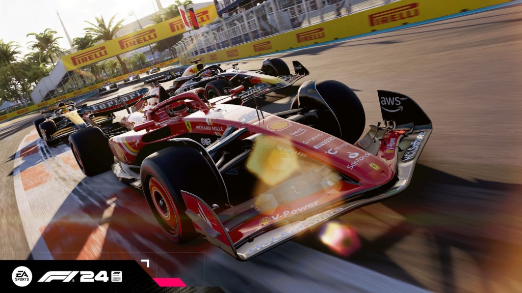 Así se ve el Ferrari en el videojuego 'F1 2024'