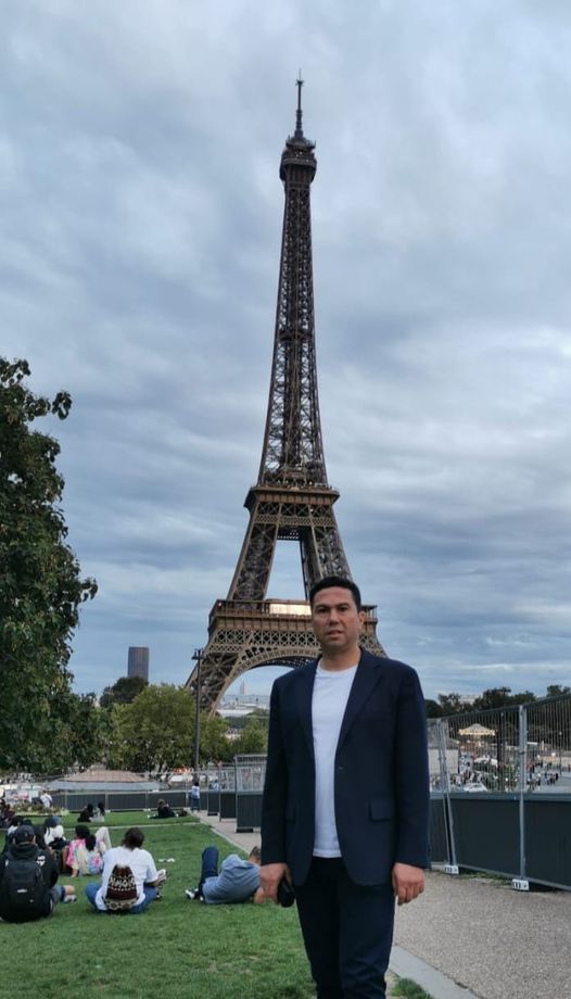 Omar Al-Aroub en París, en agosto de 2023