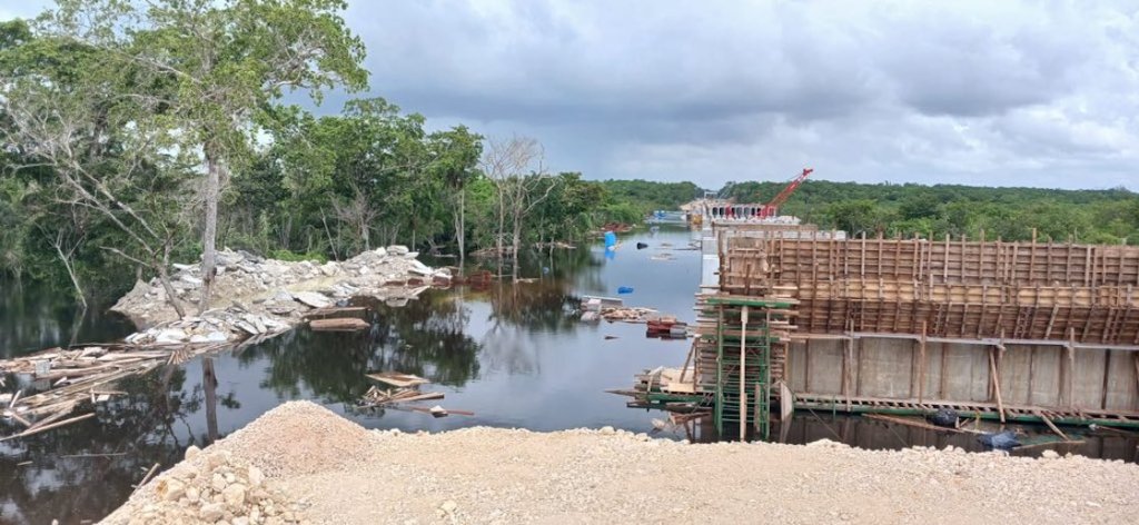 Inundaciones en Quintana Roo; acusan que son por el Tren Maya.