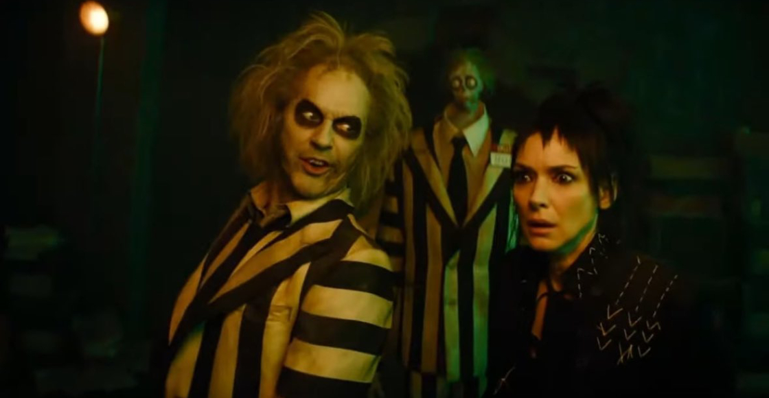 Checa el divertido y aterrador nuevo tráiler de 'Beetlejuice Beetlejuice' con Michael Keaton y Winona Ryder