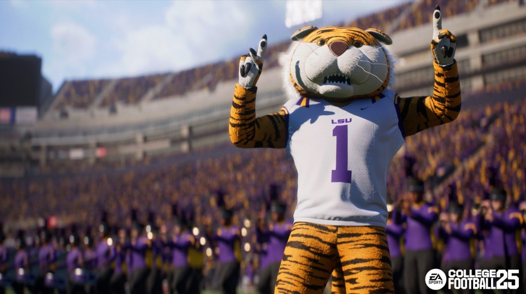 La mascota de la LSU