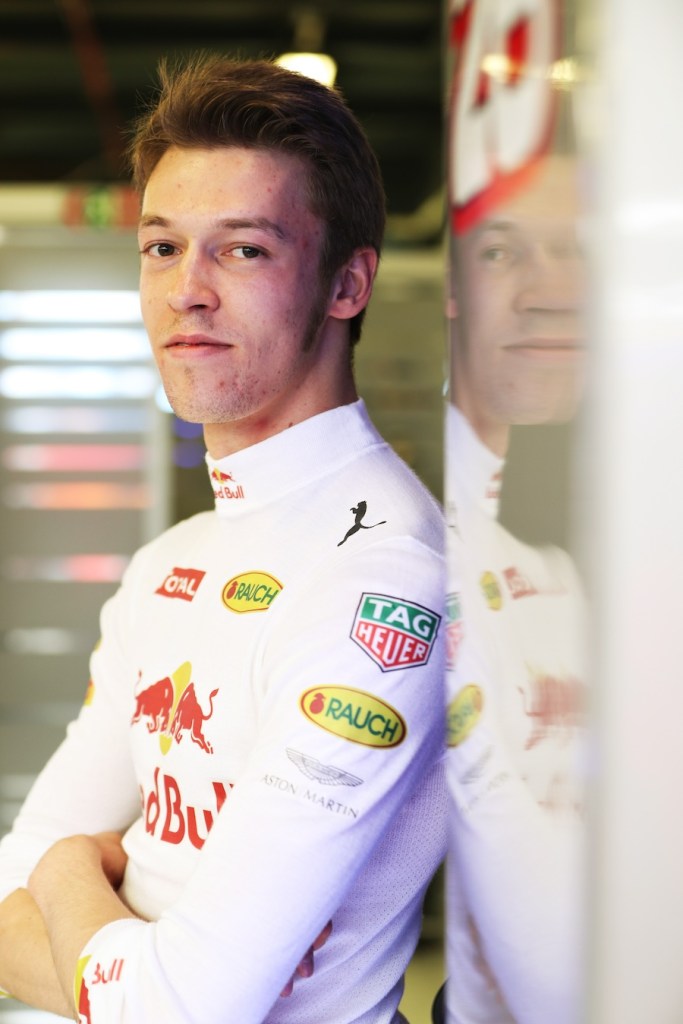 Daniil Kvyat en Red Bull