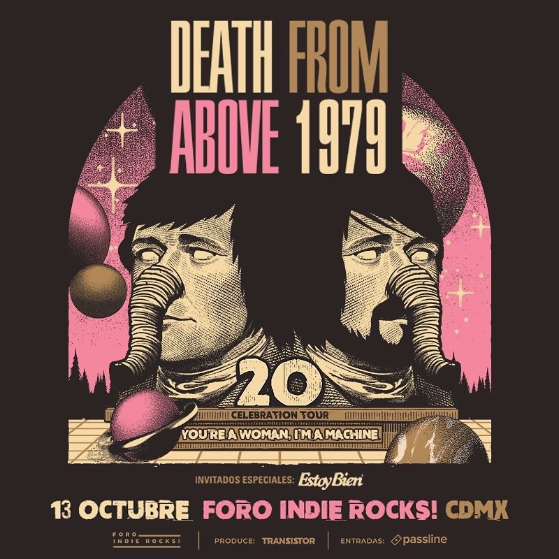 death from above 1979 conciertos cdmx guadalajara