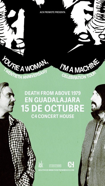 death from above 1979 conciertos cdmx guadalajara