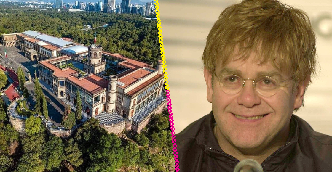Recordemos el polémico concierto de Elton John en el Castillo de Chapultepec