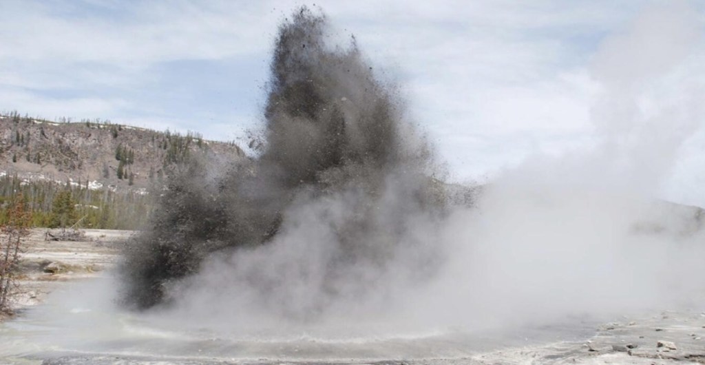 Las explosiones hidrotermales en Yellowstone