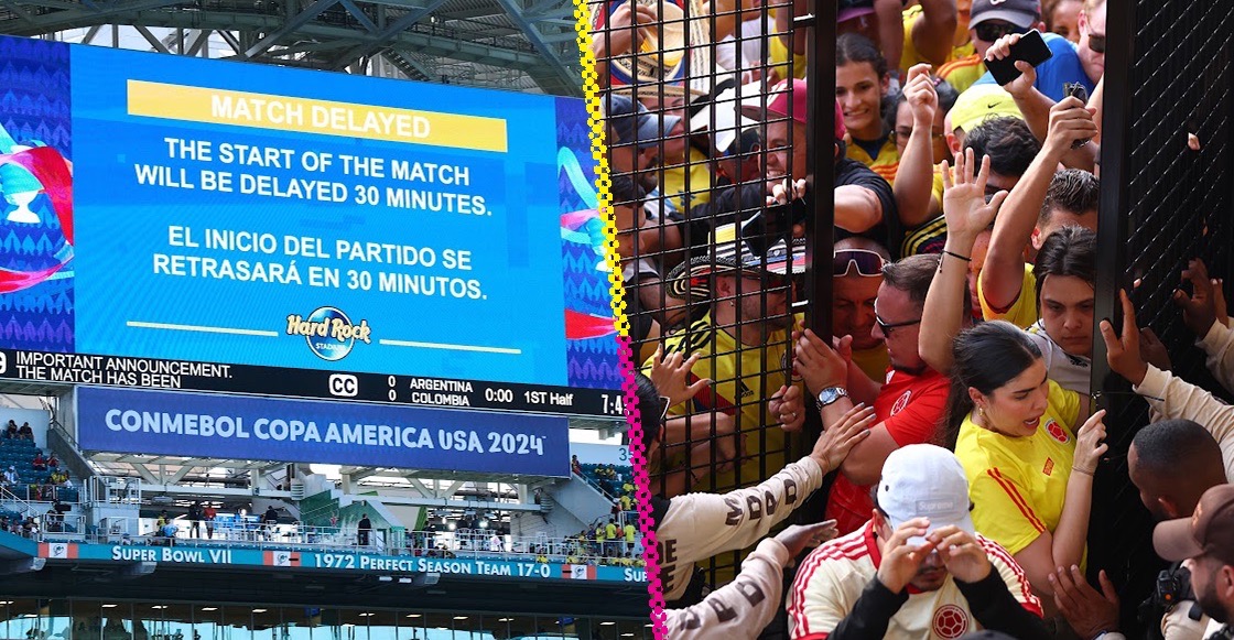 Portazo en la final de la Copa América entre Argentina vs Colombia