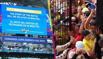 Portazo en la final de la Copa América entre Argentina vs Colombia