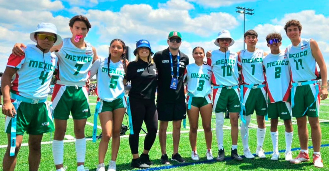 ¡Niños invictos y campeones! Selección Mexicana Sub 14 gana el NFL Flag Championship