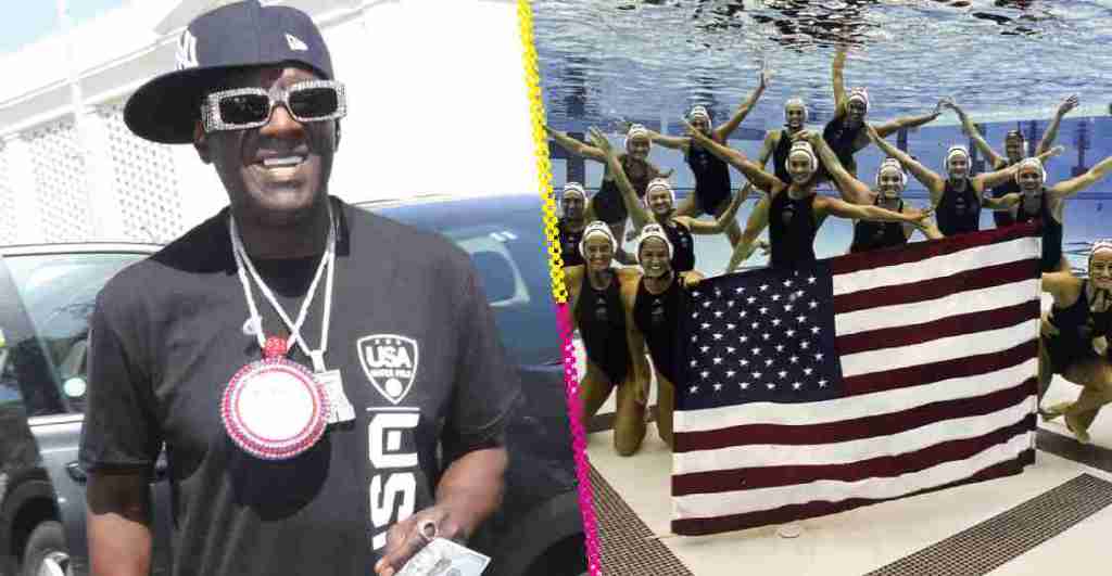 La historia de Flavor Flav y su patrocinio a los equipos olímpicos de waterpolo de Estados Unidos