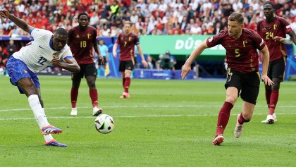 Francia vs Bélgica en la Eurocopa