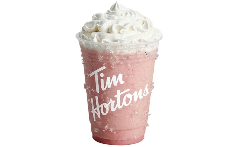 frappe de fresas de tim hortons