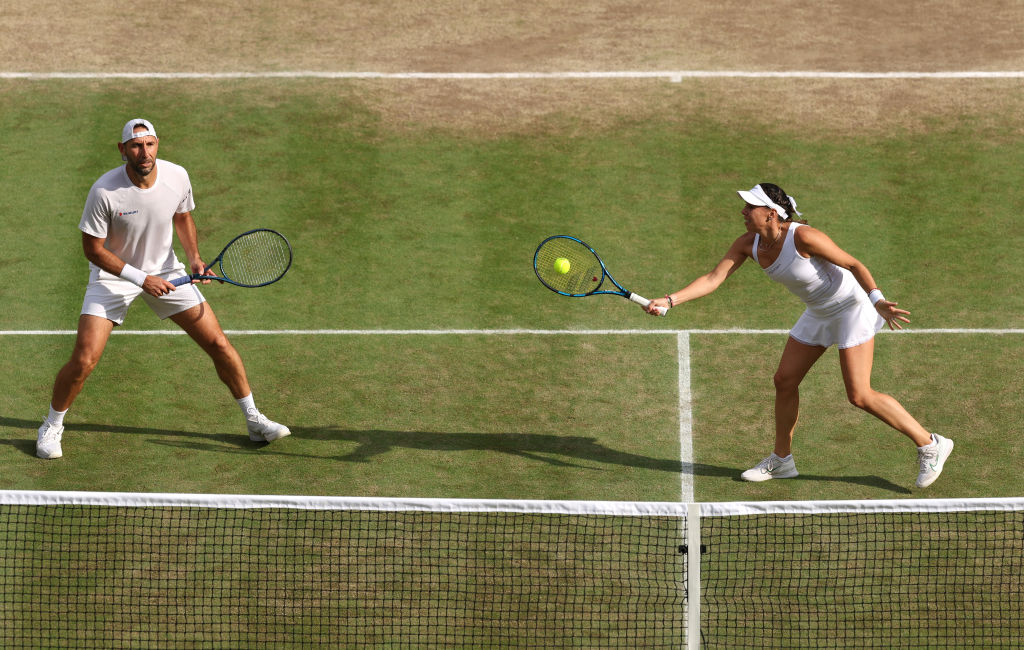 Giuliana Olmos y Santiago González en Wimbledon 2024