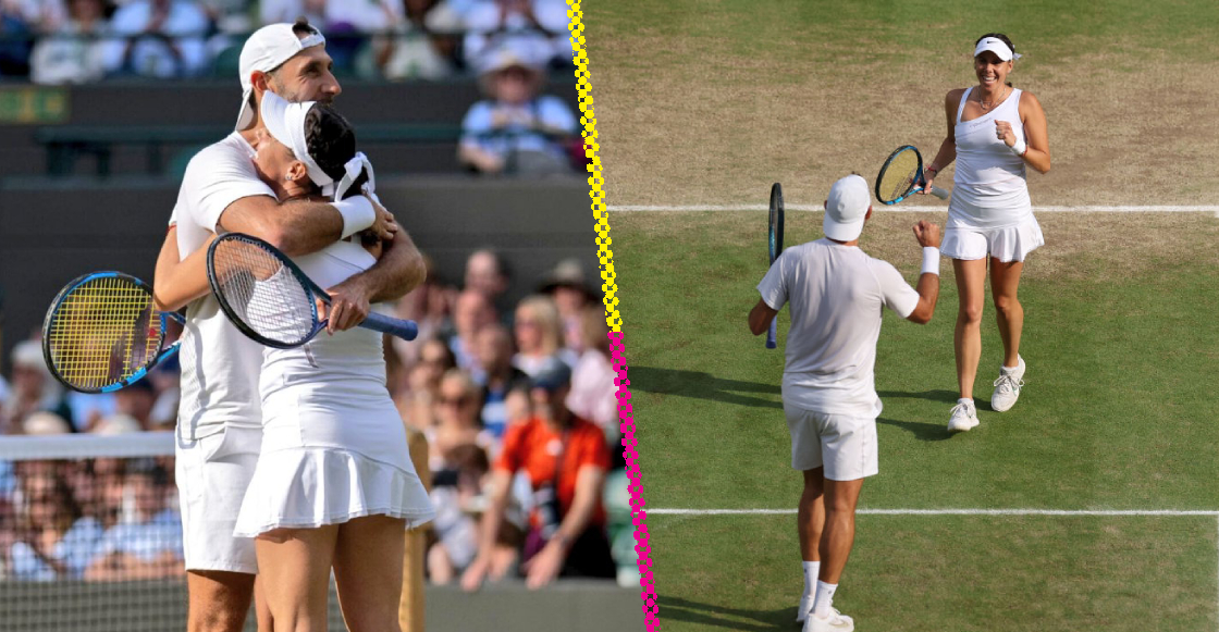 Giuliana Olmos y Santiago González en Wimbledon 2024