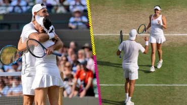 Giuliana Olmos y Santiago González en Wimbledon 2024