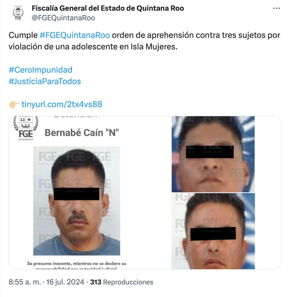 Detienen a 3 elementos de la Guardia Nacional acusados de violación en Quintana Roo