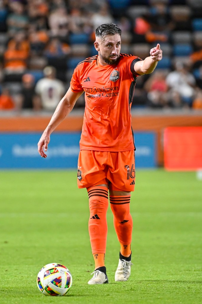 Héctor Herrera, con el Dynamo Houston