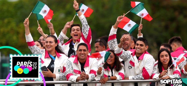 Aparición de México en la inauguración de los Juegos Olímpicos de París 2024