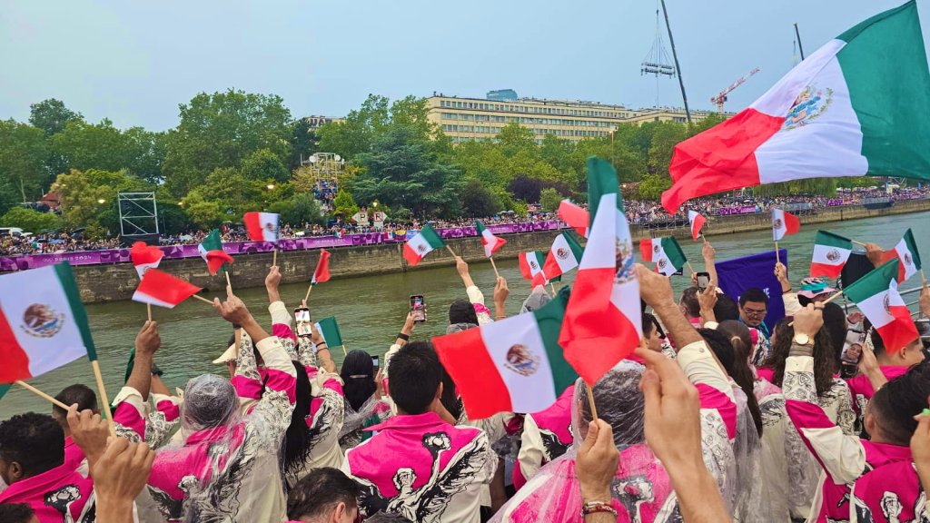 Aparición de México en la inauguración de los Juegos Olímpicos de París 2024