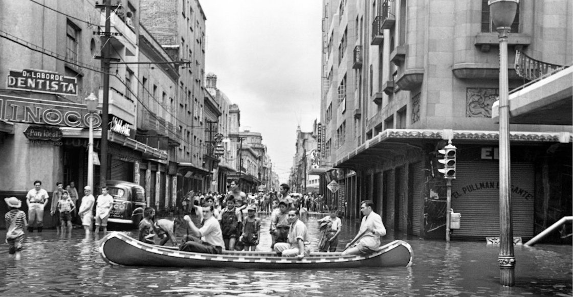 La última gran inundación de la CDMX ocurrió en 1951.