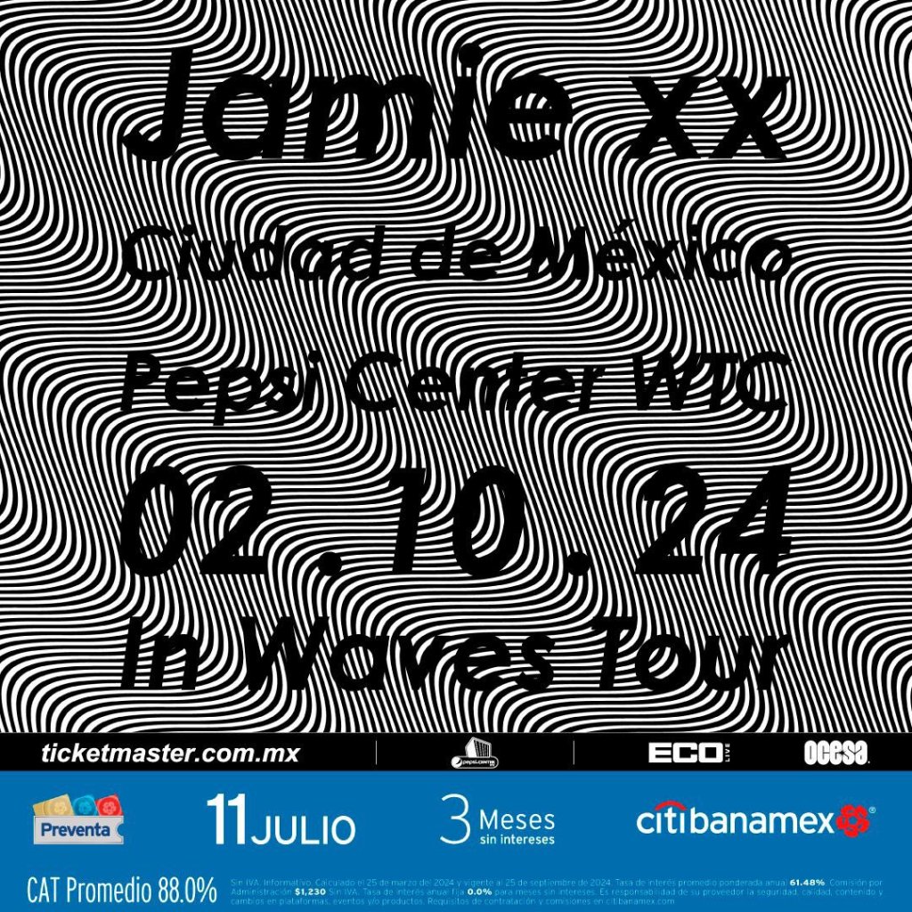 Jamie xx anuncia concierto en México: Fecha, lugar, boletos y todo lo que debes saber