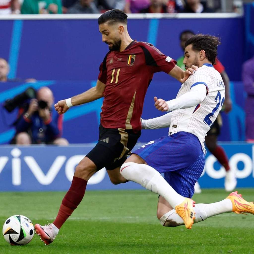 Autogol Francia vs Bélgica