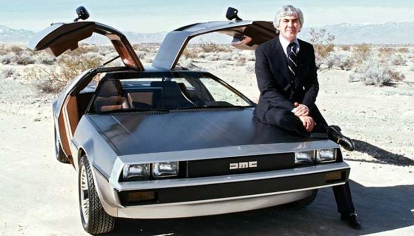 John DeLorean y el DeLorean