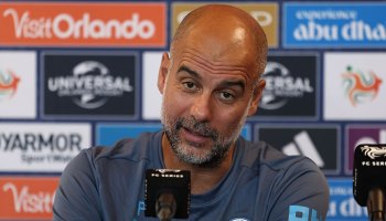 Josep Guardiola en conferencia de prensa