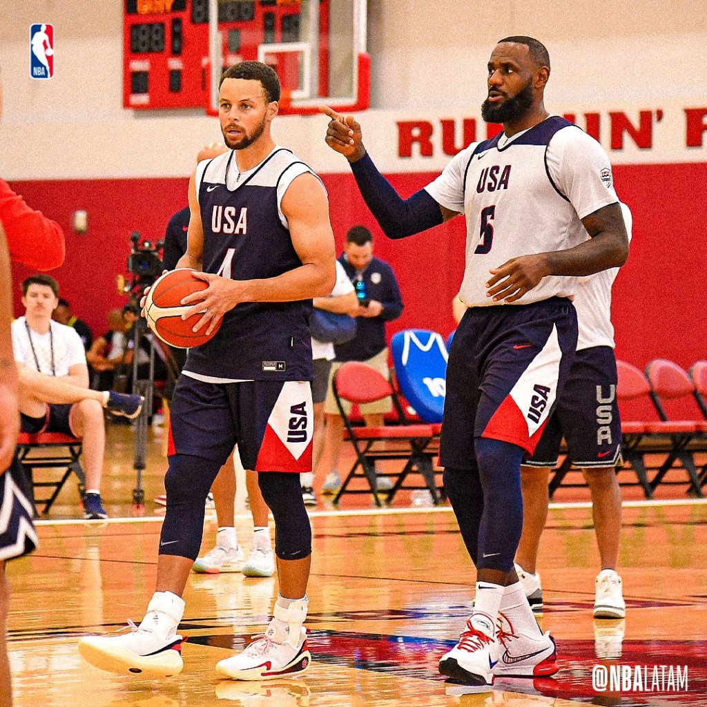 Juegos Olímpicos 2024: LeBron James y Steph Curry