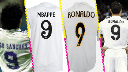 Todos los dorsales 9 en la historia del Real Madrid