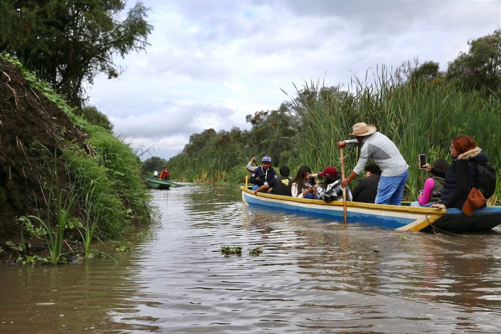 Canal del Lago de Pátzcuaro recuperado.