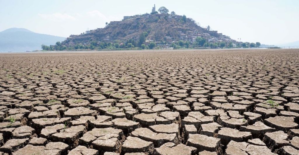 Así lucía el Lago de Pátzcuaro hace apenas unos meses.