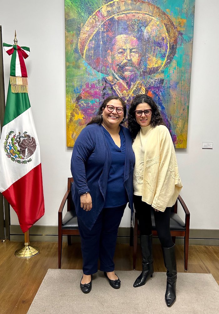 Luisa María Alcalde es la única que ha levantado la mano para ser presidenta de Morena