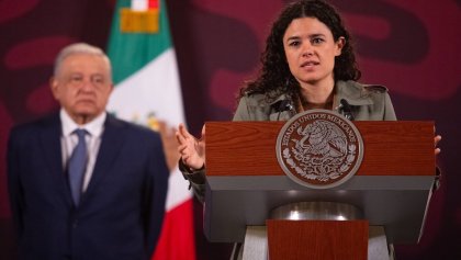 Luisa María Alcalde es la única que ha levantado la mano para ser presidenta de Morena