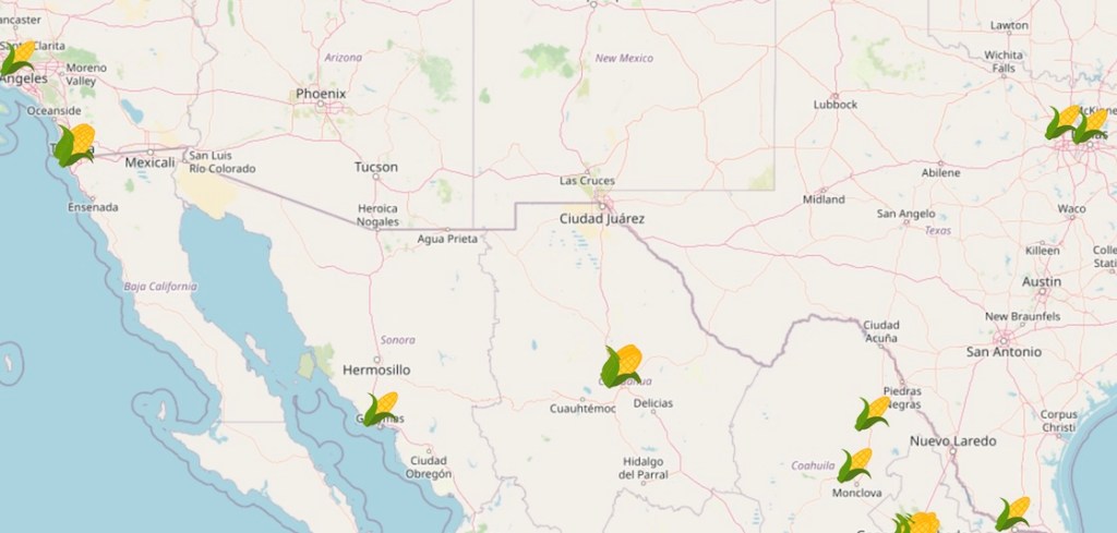 Échale un ojo, participa y califica el mapa de elotes y esquites en México: Preparados con chile del que pica