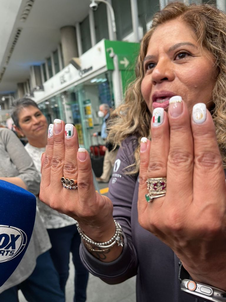 Mary José Alcalá lleva los Juegos Olímpicos 2024 hasta en las uñas... literalmente