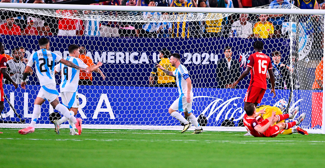 Primer gol de Messi en Copa América