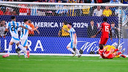 Primer gol de Messi en Copa América