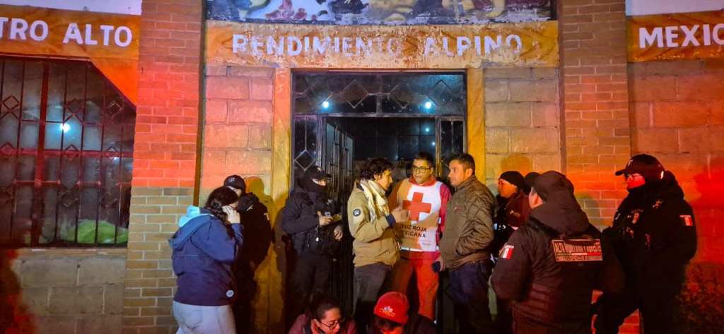 Los niños que fueron atendidos en un parque de Amecameca