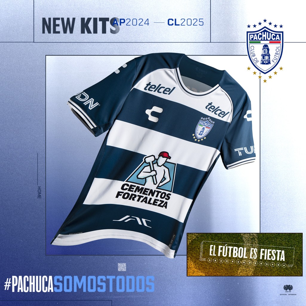 Nuevo jersey de Pachuca 2024 2025