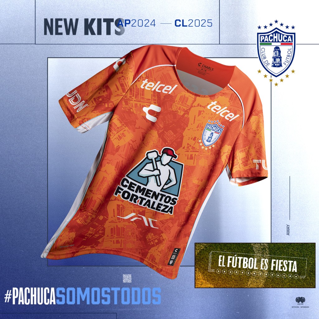 Nuevo jersey de Pachuca 2024 2025